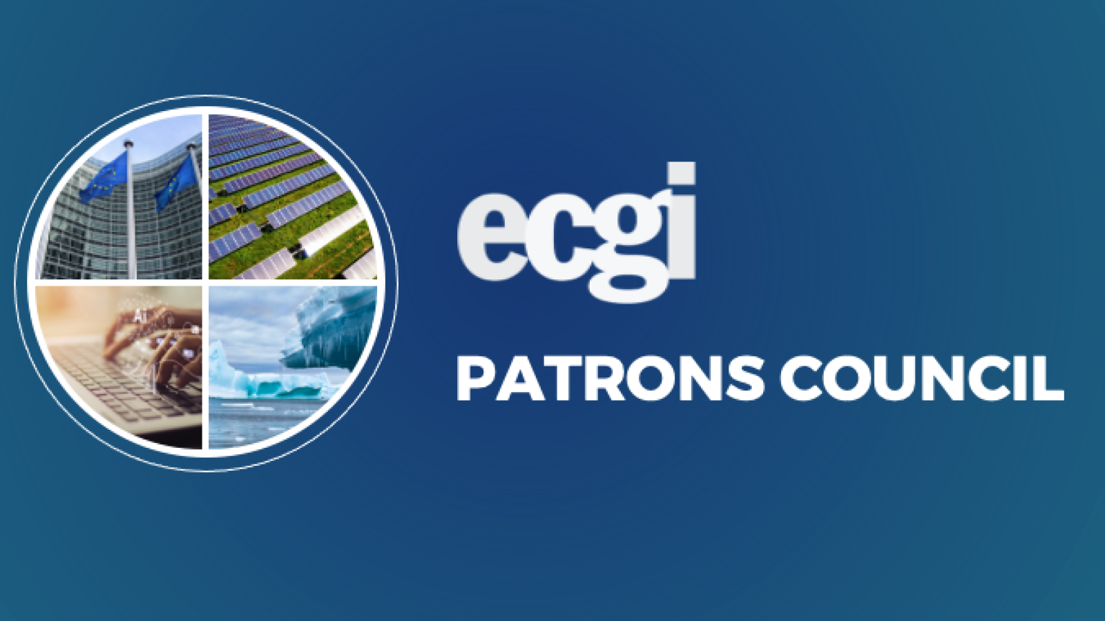 A graphic saying ECGI Patrons Council