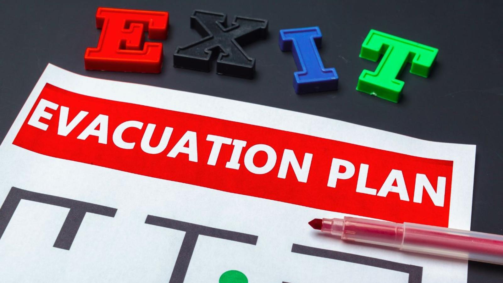 Emergency evacuation plan